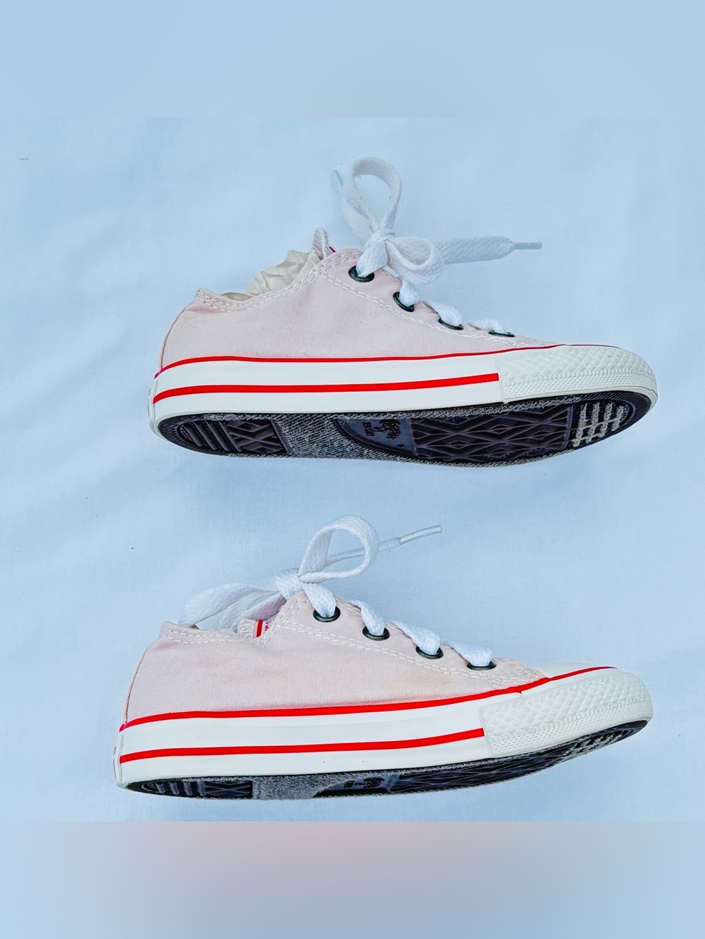 Converse Chuck Taylor All Star Ox Toddler Low Top Sneakers 8 Soft Pink Canvas - Picture 9 of 16